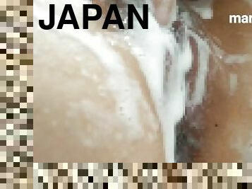 ?????????????????????? ?? ???? Japanese woman masturbates with lotion Real orgasm Amateur