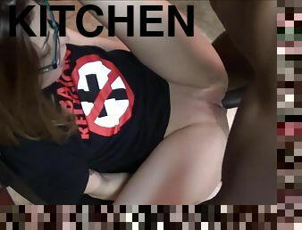 Sneaky Bbc Kitchen Fuck Cuckold Cleanup