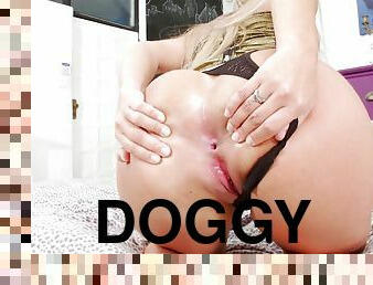 Marvelous doggy style pounding with Priscila Pimienta and Jazz Duro