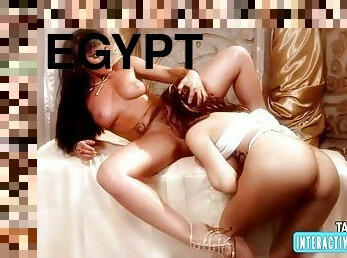 Egyptian goddess in lesbian adventure