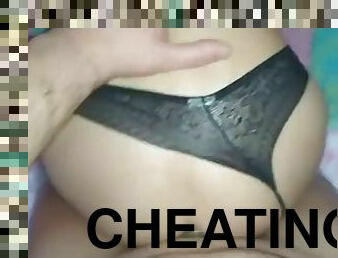 Cheating 18 year old femboy twink gets bareback anal punishment from her boyfriend