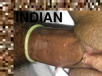 Fucking an Indian wife from internet in a hotel room