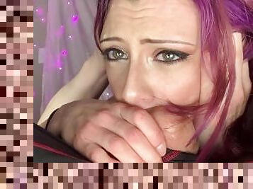 Innocent Egirl Throat Pounding Gagging Sloppy Deepthroat (Full video on Onlyfans)