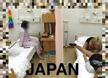 Japanese bitch seduces a man and fucks him in a hospital ward