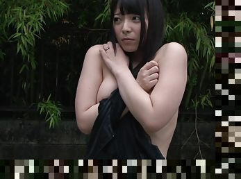 Subtitled CMNF Ai Uehara nude outdoors master devotion