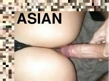 Teen Asian Pussy with Big Tits Big Ass gets fucked Raw Asian Moans PAWG