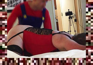 Mario Fucks Sexy Trans MILF