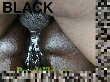 Anal With Big Black Ass Ebony Mom - internal creampie cumshot