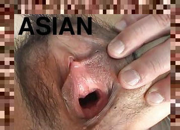 Asian teen is in ecstasy as she gest vibed