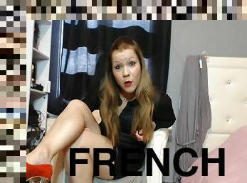 française, solo, maîtresse, humiliation, femme-dominatrice, talons-hauts