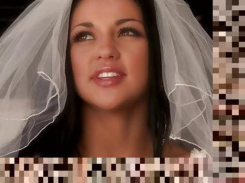 pengantin-wanita, sayang, gambarvideo-porno-secara-eksplisit-dan-intens, bintang-porno, pasangan, perkawinan, pengisapan