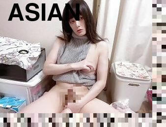 asiatique, transsexuelle, japonais, ladyboy, belle