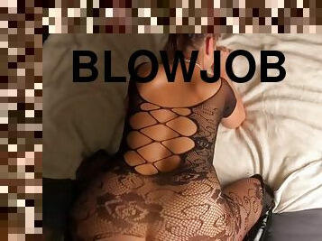 During a blowjob, she asked to be fucked in the ass