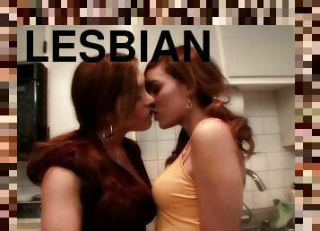 Brunette girls Melanie Rios Francesca Le lesbian licking pussy