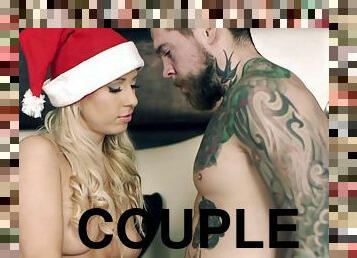 Tattooed couple do it hardcore with the cameras rolling in a reality shoot