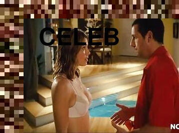 Adam Sandler Feeling Jessica Biel's Amazing Tits