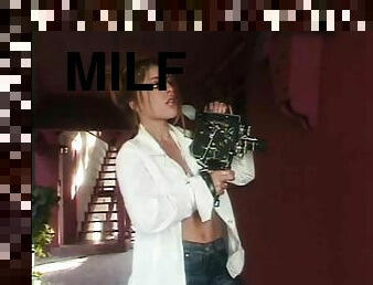 Milf tight anal penetrated hardcore in backstage shoot