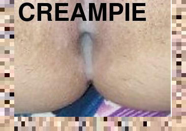 Close up creampied