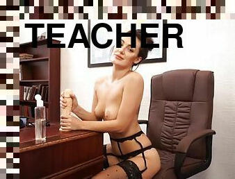 Personal JOI lesson from a sexy teacher for you