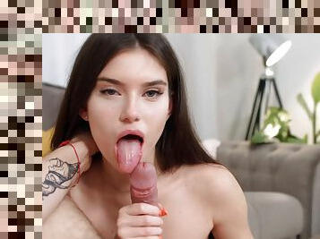 She Is Nerdy - Nata Paradise - Shy coed wild side fucking