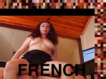 Thick French babe gets fucked like never before