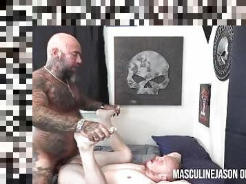 papa, amateur, anal, fellation, énorme-bite, gay, ejaculation-interne, baisers, pappounet, musclé