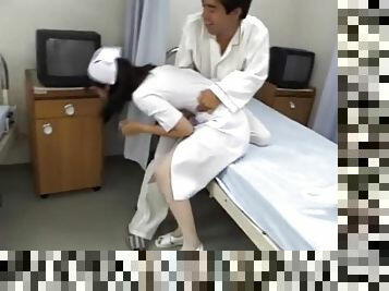 Hot Japanese Nurse Ryou Minamihoshi Fucked by The Doctor