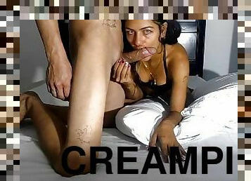 immens, masturbieren, orgamus, anal-sex, immens-glied, schwer, latina, creampie, schlucken, vagina