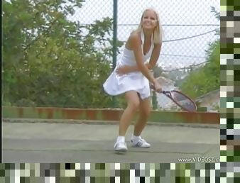 en-plein-air, chatte-pussy, sport, babes, lesbienne, doigtage, naturel, mignonne, incroyable, tennis