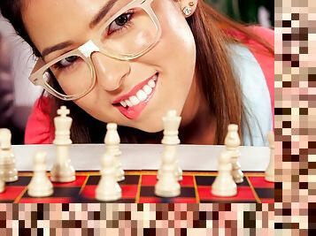 Teen Melissa Moore Fucks After A Game Of Chess