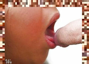 I give him his best blowjob and he cums in my mouth