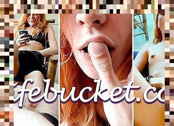 Wife porn by Wifebucket - skinny fit wife seduced and fucked by a big fulfilling cock