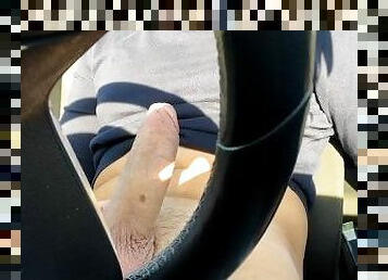 masturbation, public, femme, amateur, ejaculation-sur-le-corps, gay, voiture, secousses, ejaculation