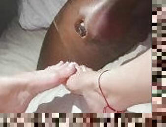 Footjob cumpilation 3