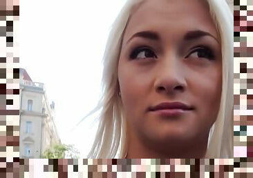 Cute Czech Babe Flashes Tits And Fucked For A Few Bucks