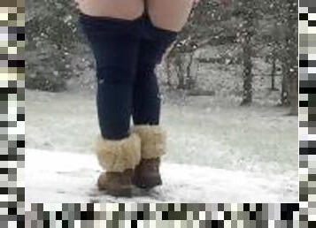 bend me over in the snow