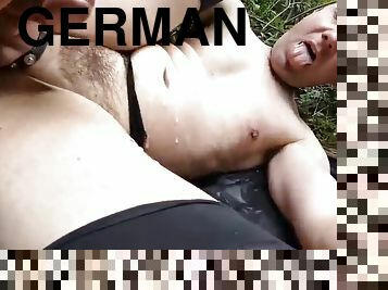 masturbation, en-plein-air, amateur, ejaculation-sur-le-corps, gay, allemand, branlette, européenne, euro, solo