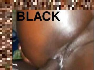 Black pussy ovulating creampie.