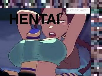 monstruo, anal, hentai