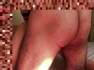 Asian MILF enjoys anal orgasm dripping cum on pussy