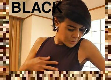 FULL leaked video of ladyboy Lyanda takes off her black dress and