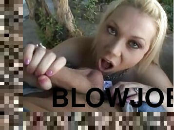 Big Tit Blonde Teen Gives A Nice Pov Blowjob For Cum Facial