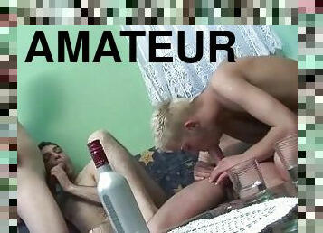 REALMENFUCK Euro Amateurs Make Out And Bareback In Foursome