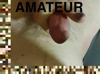 amateur, ejaculation-sur-le-corps, énorme-bite, branlette, couple, ejaculation, fétiche, bite