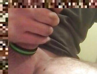 énorme, masturbation, amateur, ejaculation-sur-le-corps, énorme-bite, gay, branlette, secousses, jeune-18, solo