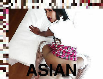 asiatique, levrette, transsexuelle, anal, fellation, ados, ladyboy, point-de-vue, thaï, par-voie-orale