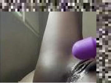 Super wet, multiple orgasms & squirting with my vibrator