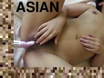 Sexy Asian gets a cock inside of her