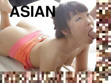 All Holes Get Filled For Cute Asian