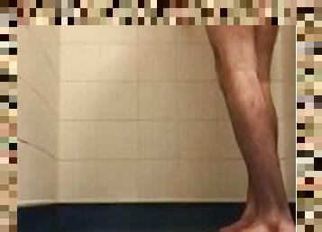 Naked in public shower